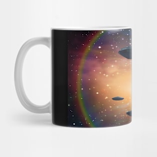 UFO in space Mug